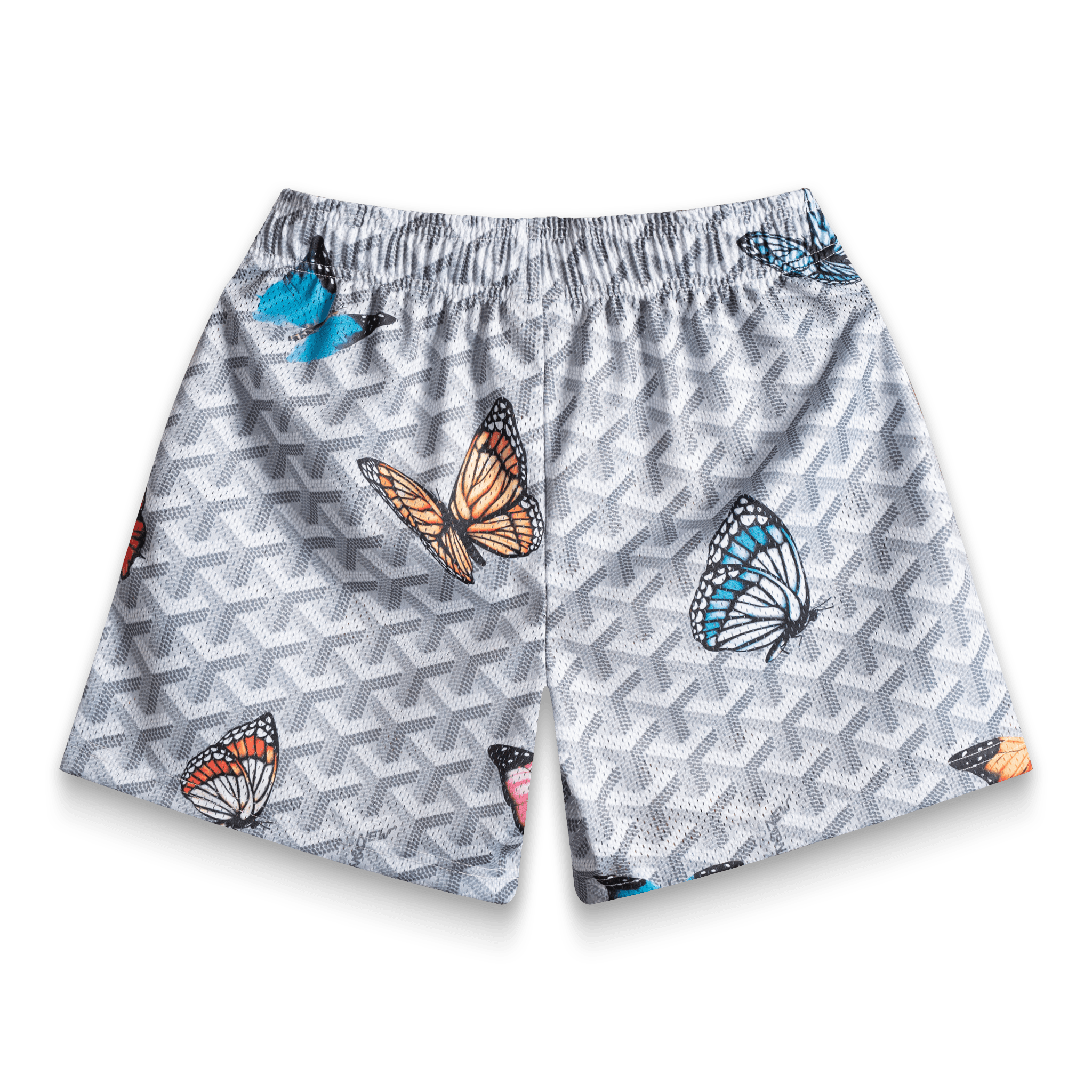 Grey Lotus Shorts - BYNXGrey Lotus Shorts