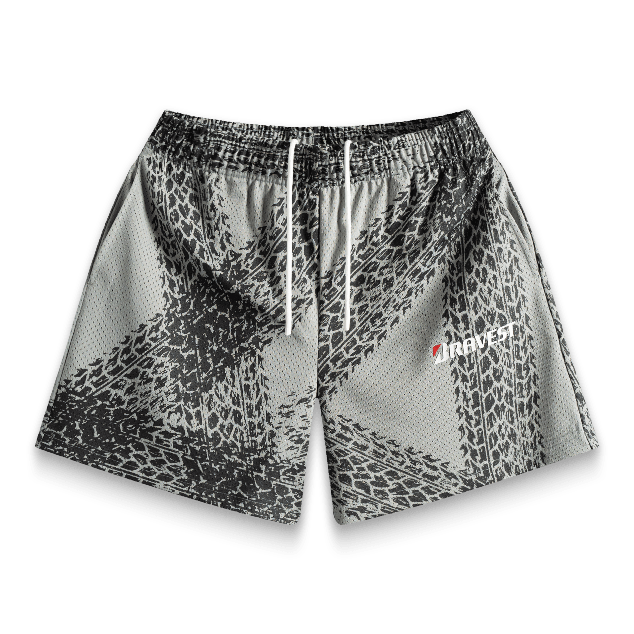 Grey Tire Shorts - BYNXGrey Tire Shorts