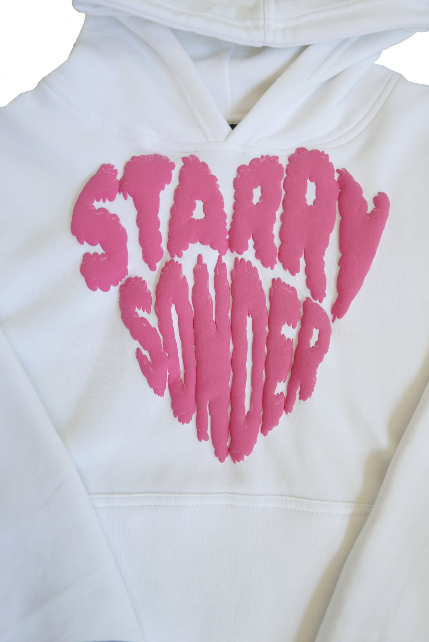 Heart Hoodie in White