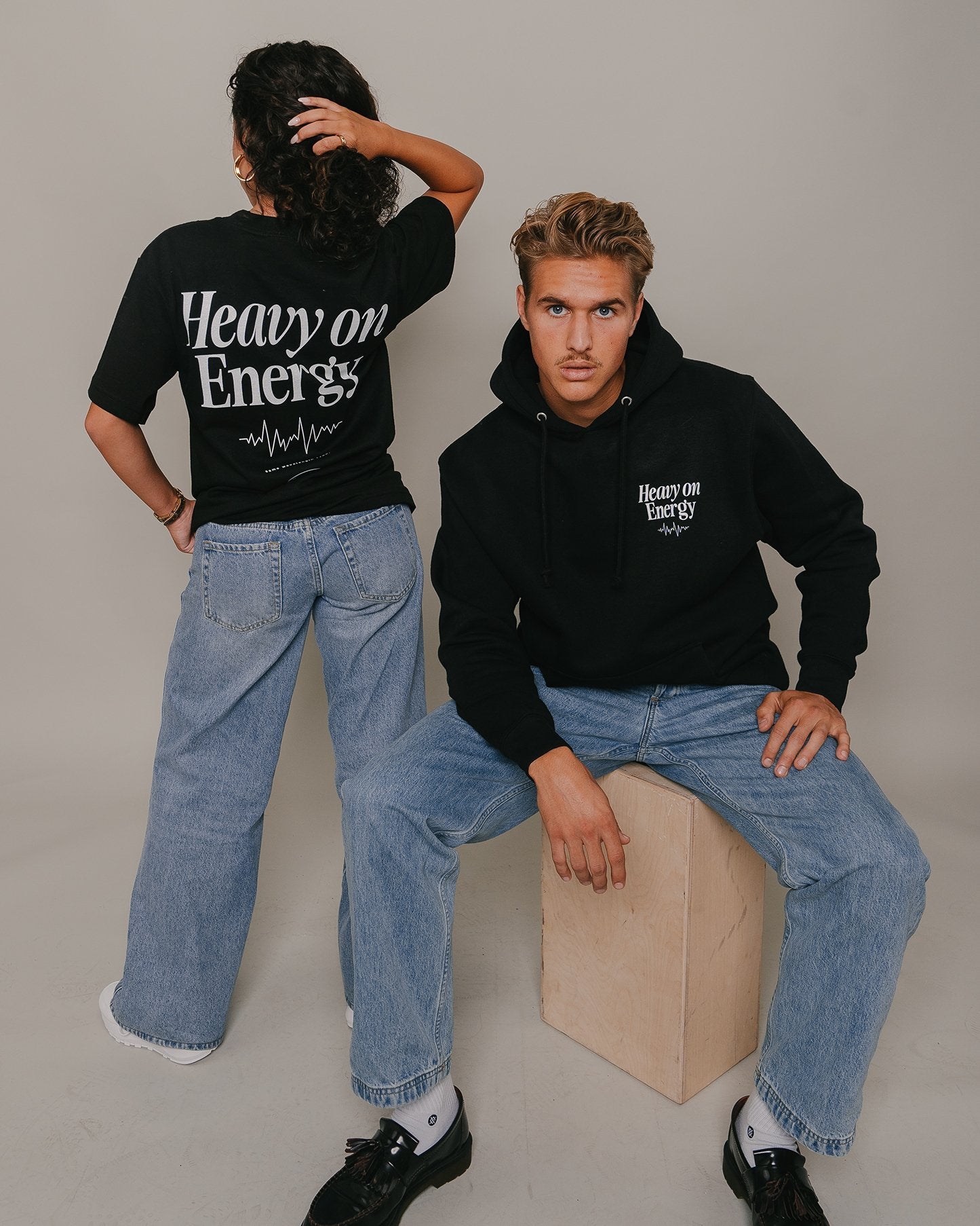 Heavy On Energy Black Tee V2