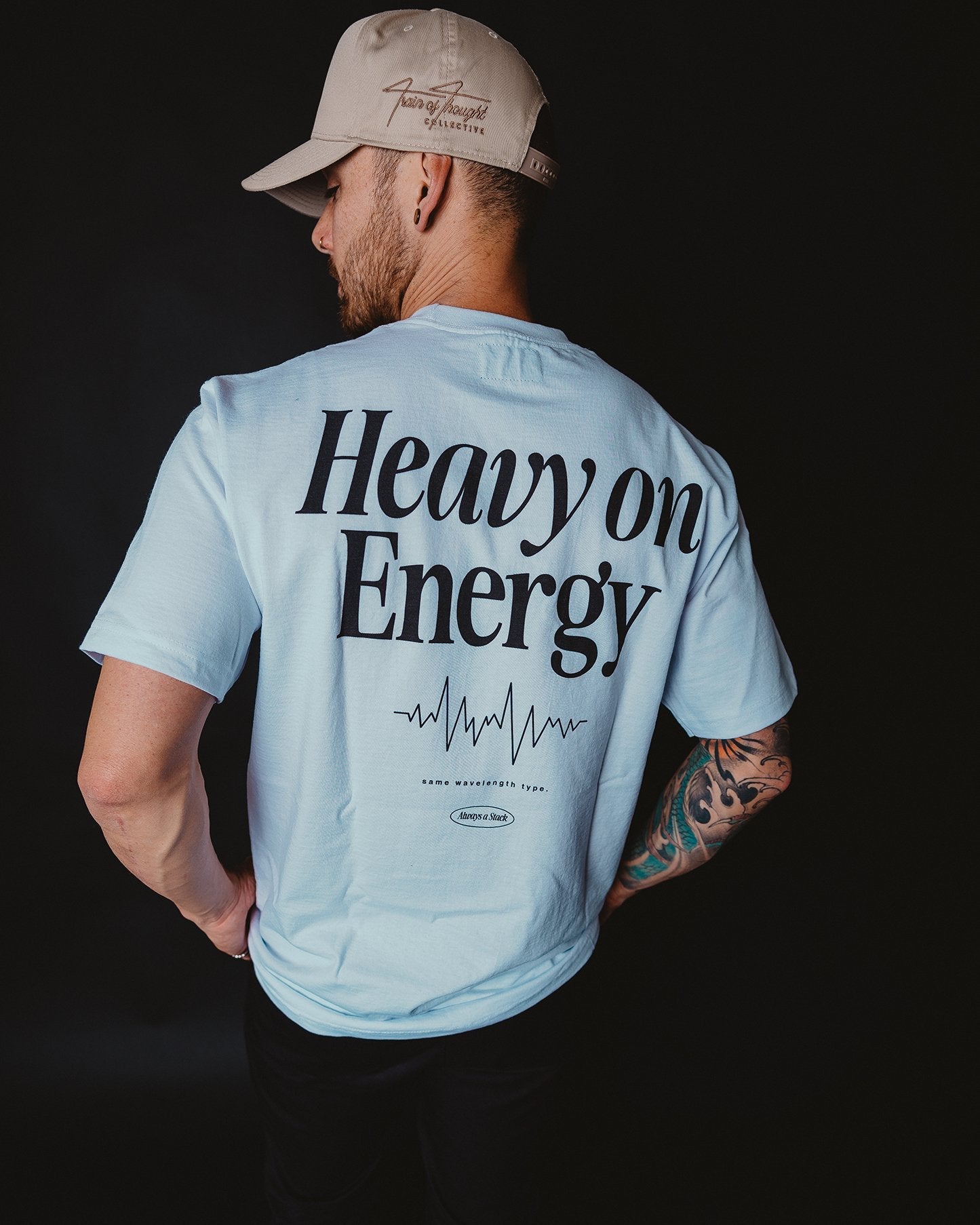 Heavy On Energy White Tee