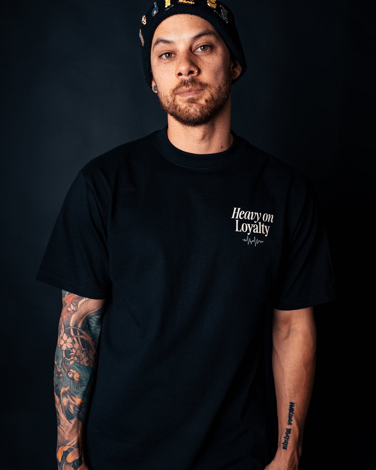 Heavy On Loyalty Black Tee