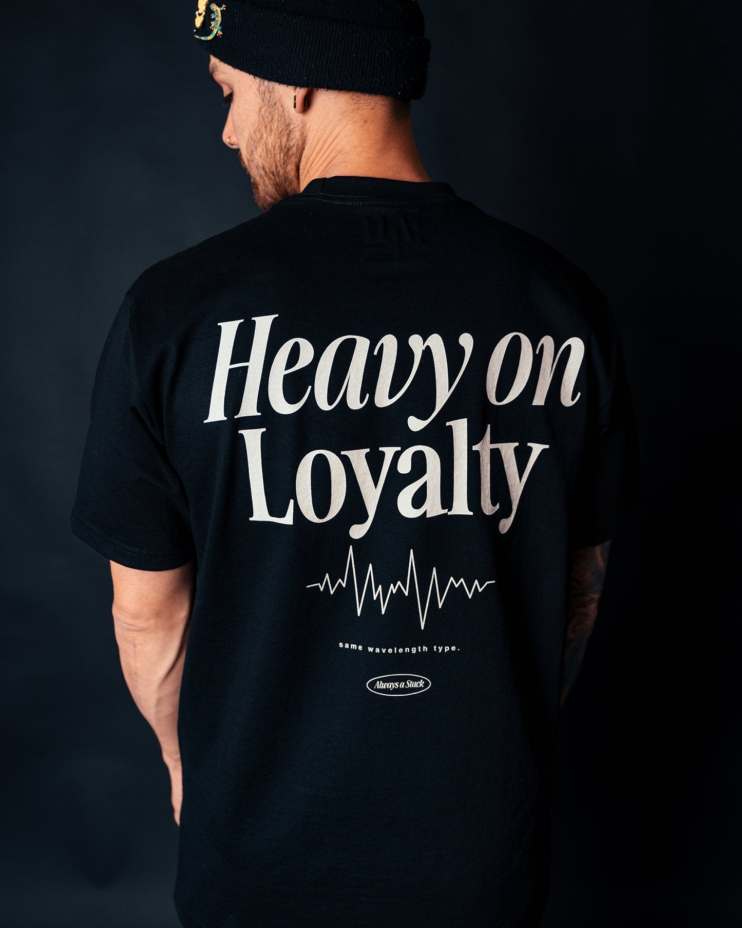 Heavy On Loyalty Black Tee