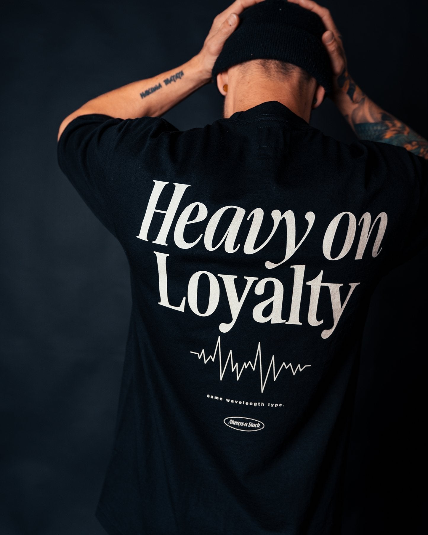 Heavy On Loyalty Black Tee