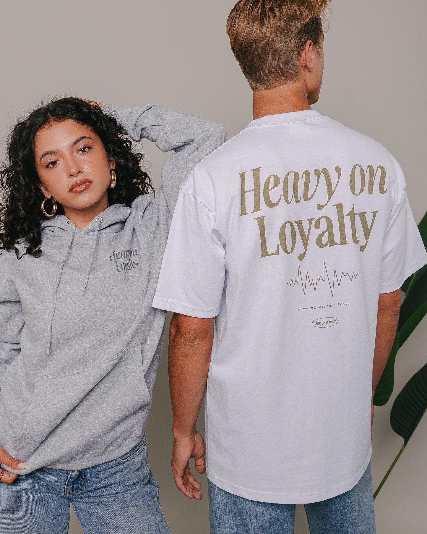 Heavy On Loyalty White Tee V2