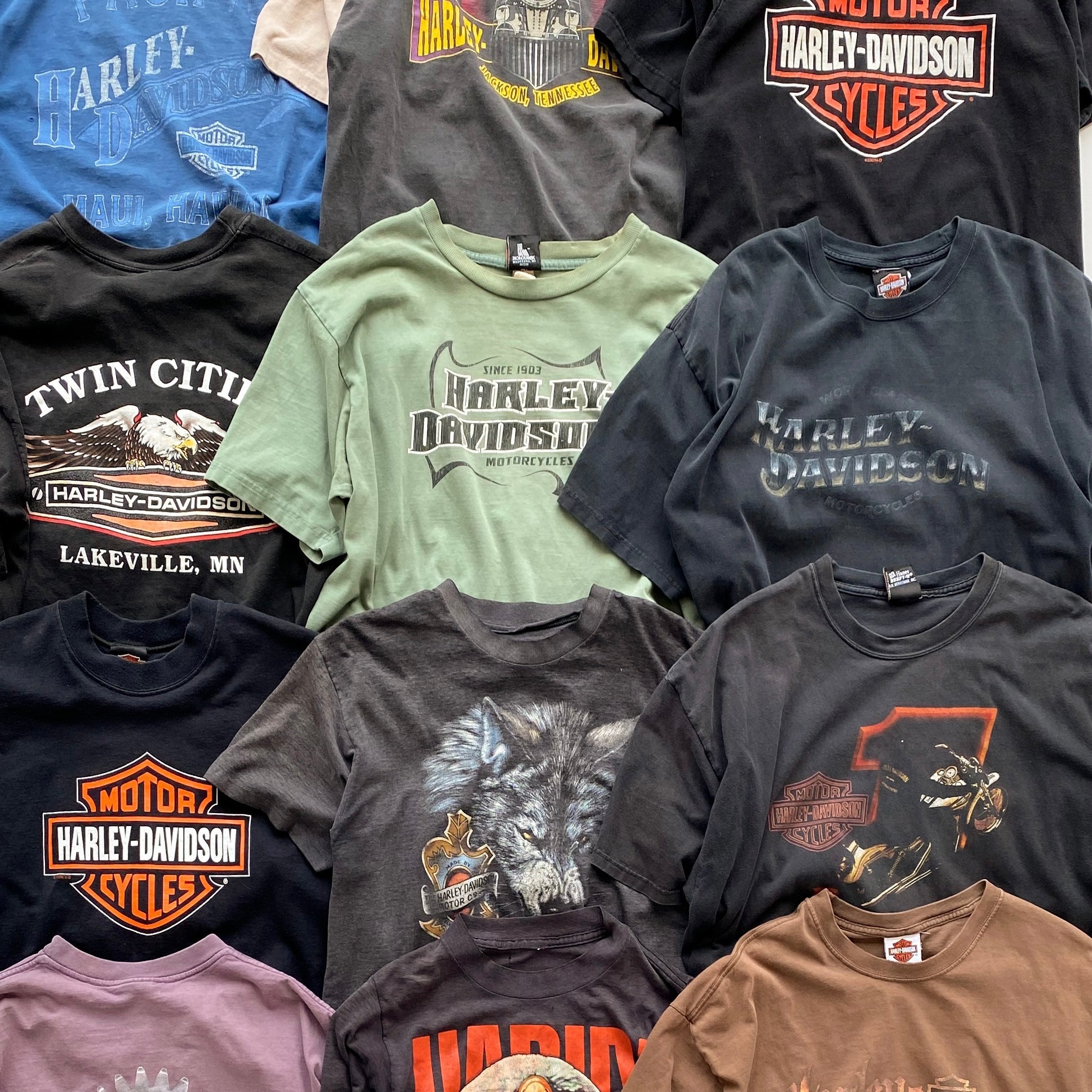 Vintage Harley Tee (3-Pack)