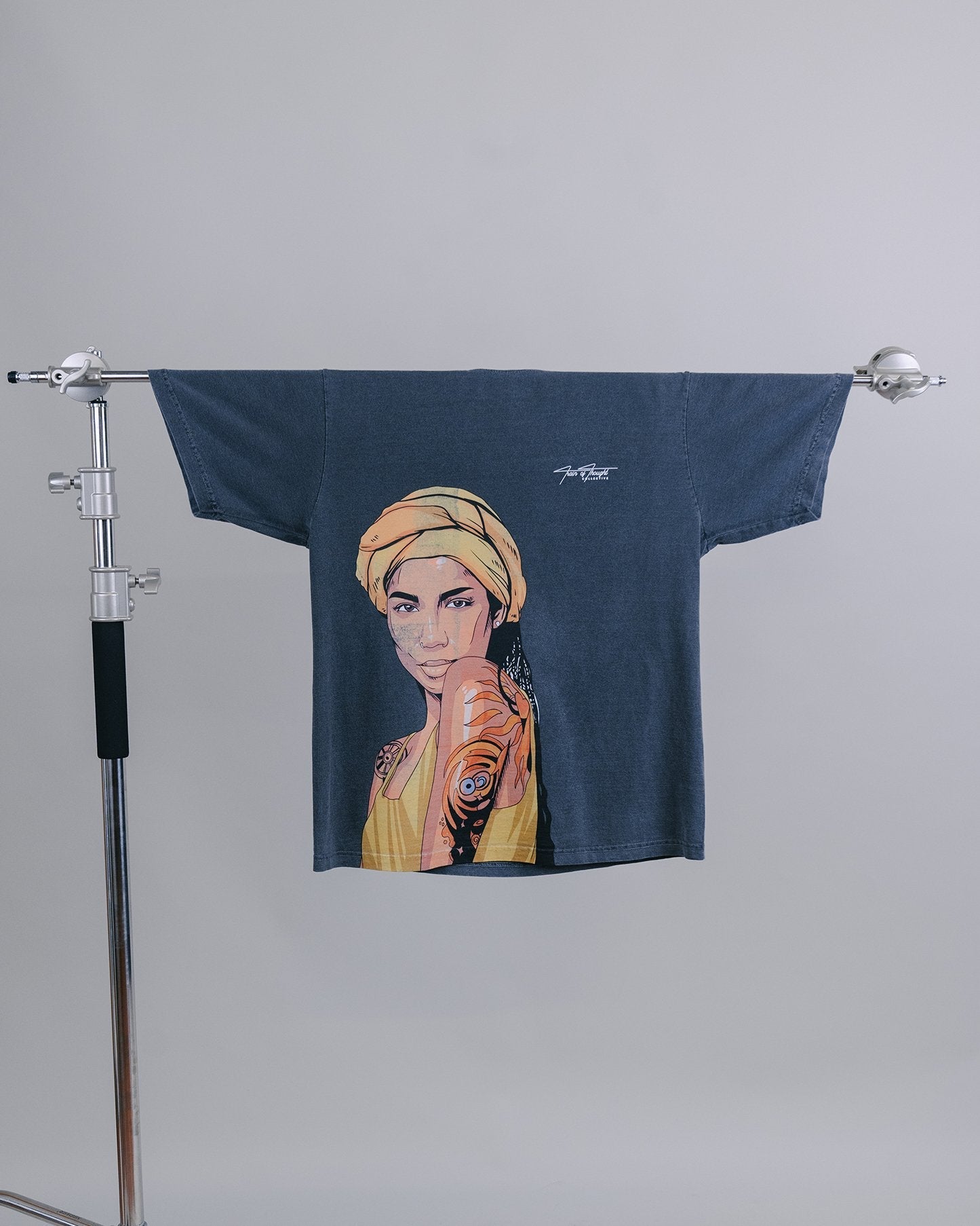 Jhene Big Face Oversized Shadow Tee