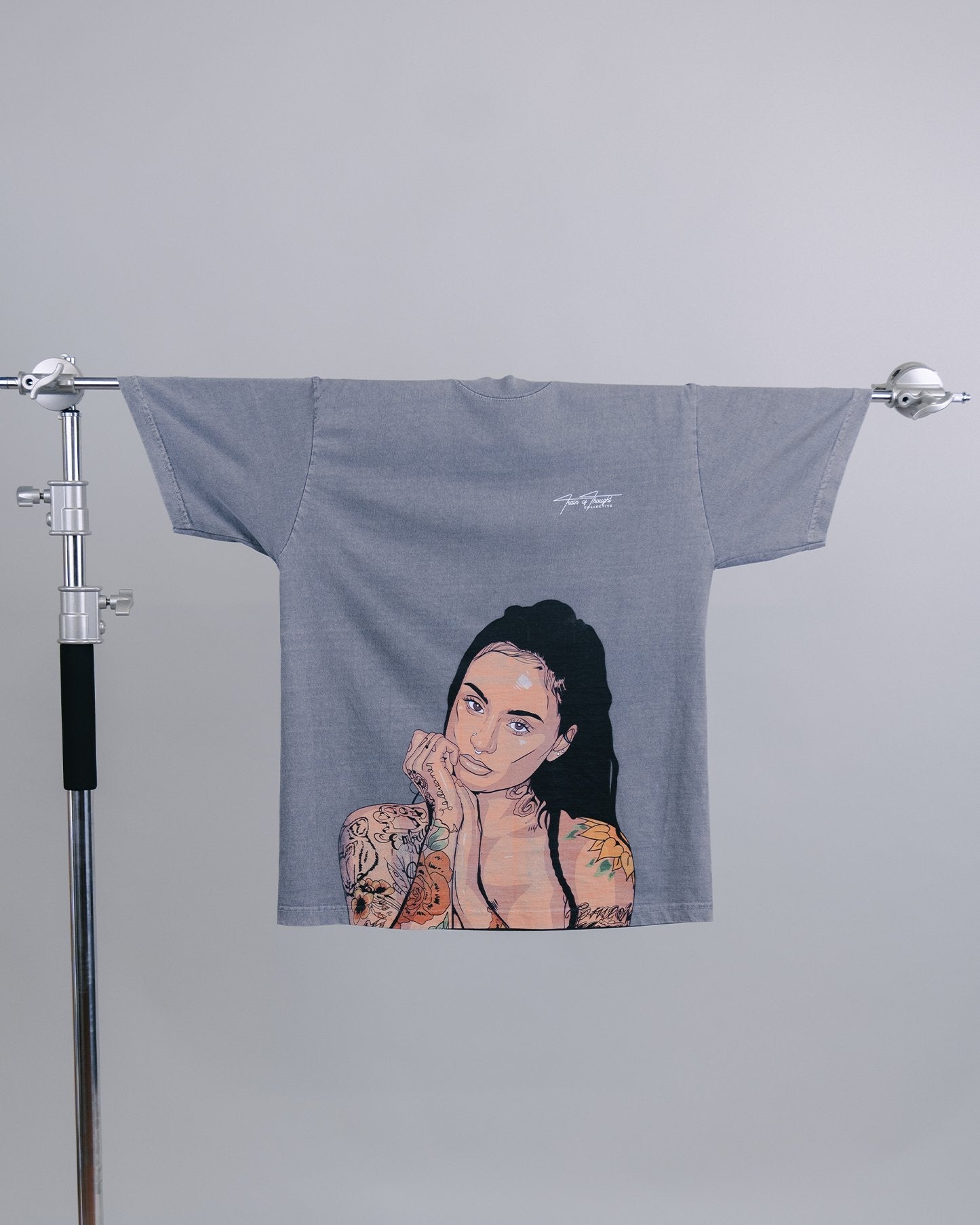 Kehlani Big Face Oversized Cement Tee