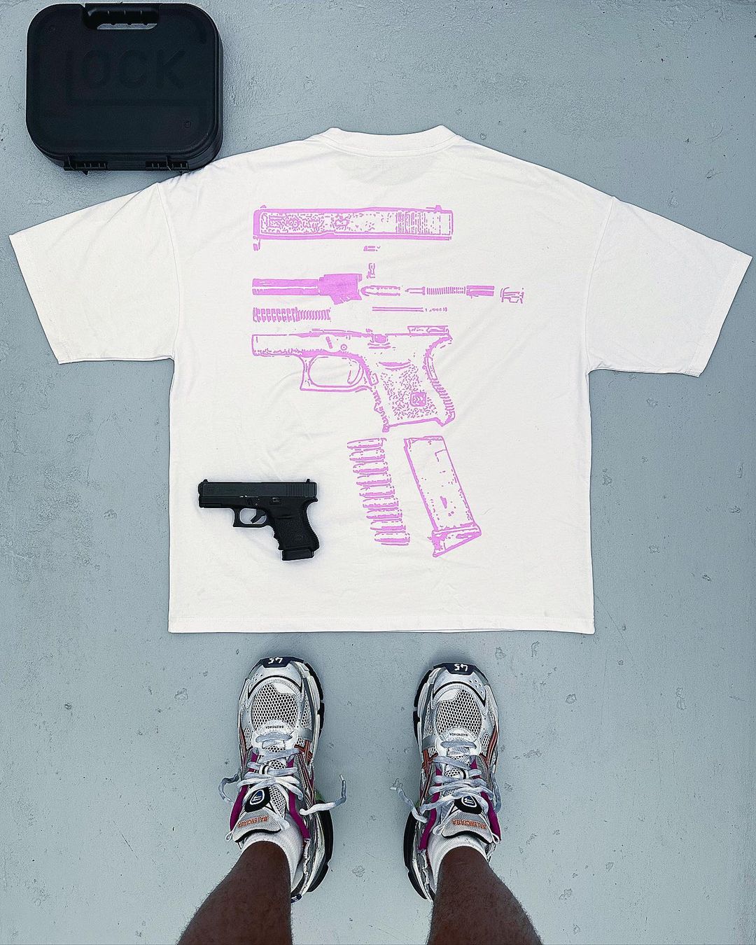 PINK GLOCK TEE