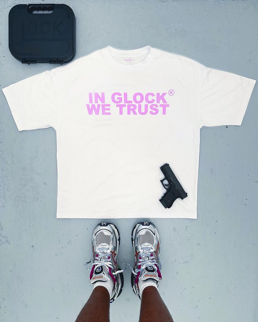 PINK GLOCK TEE