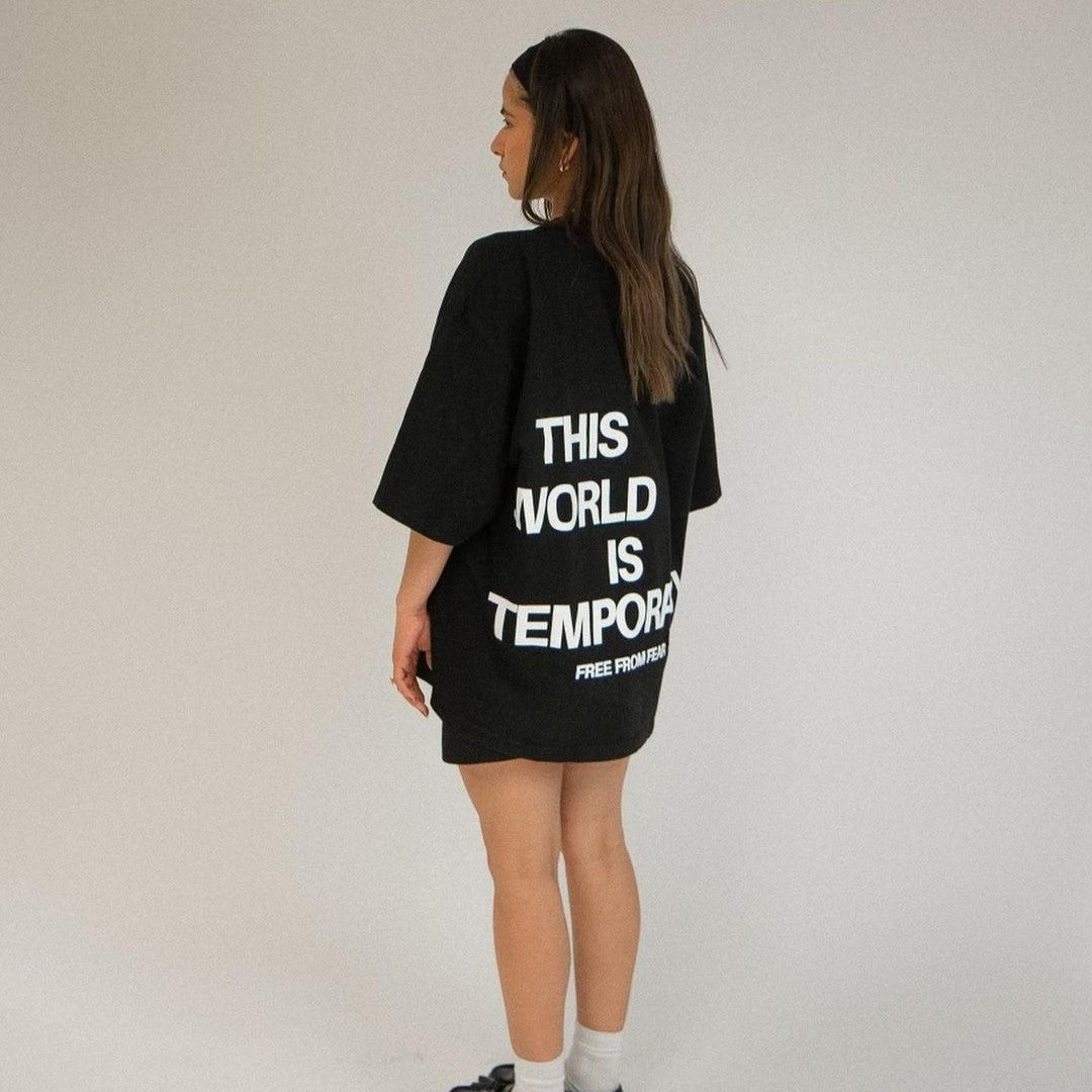 THIS WORLD IS TEMPORARY TEE