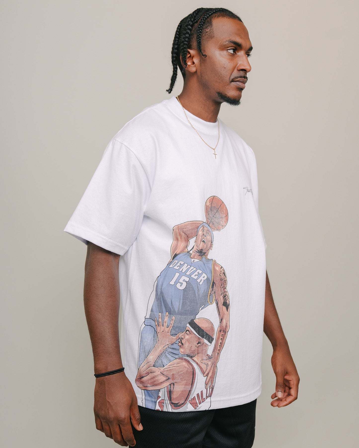 Melo White Tee