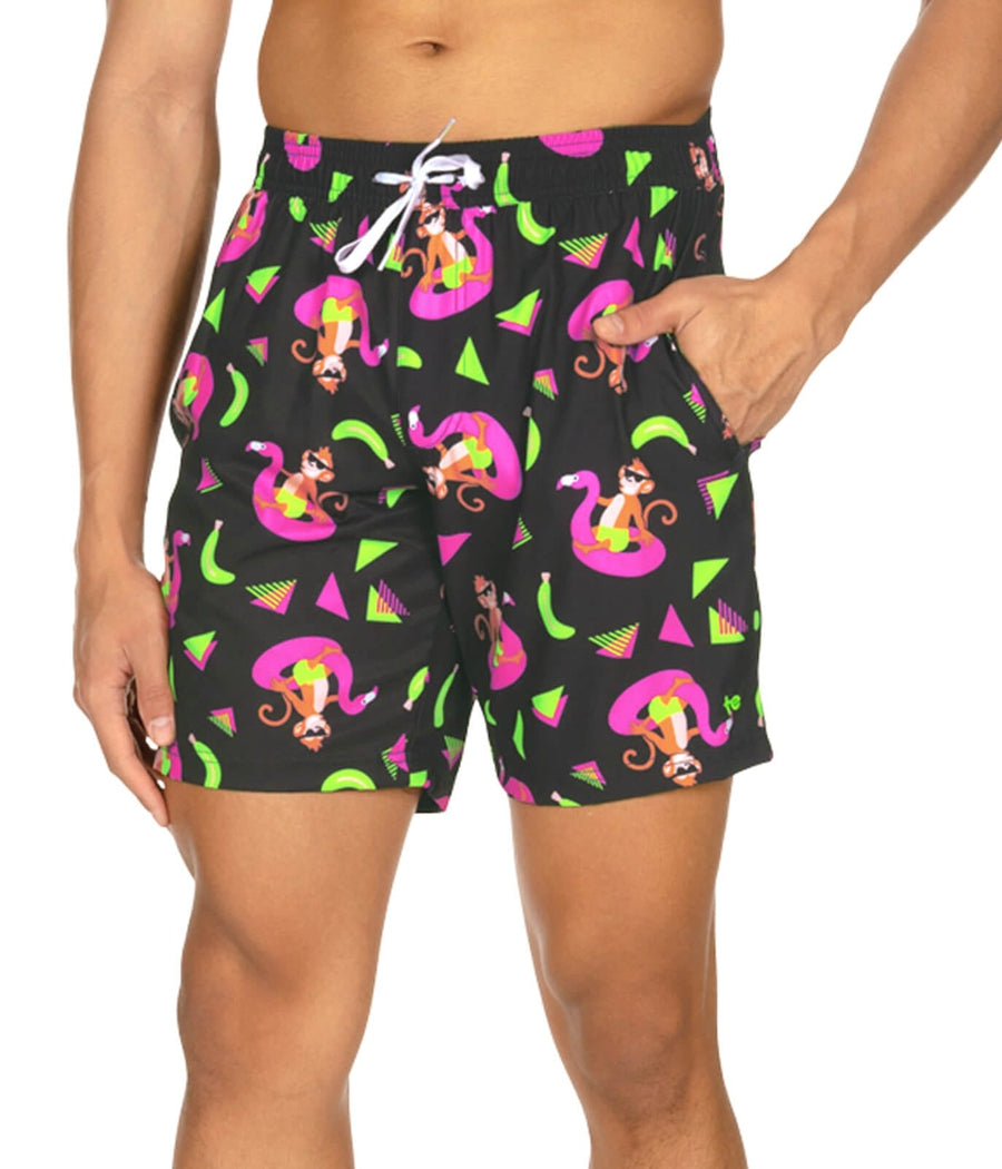 Monkey Business Stretch Swim Trunks