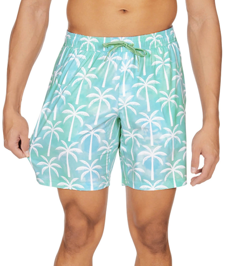 Paradise Palm Stretch Swim Trunks