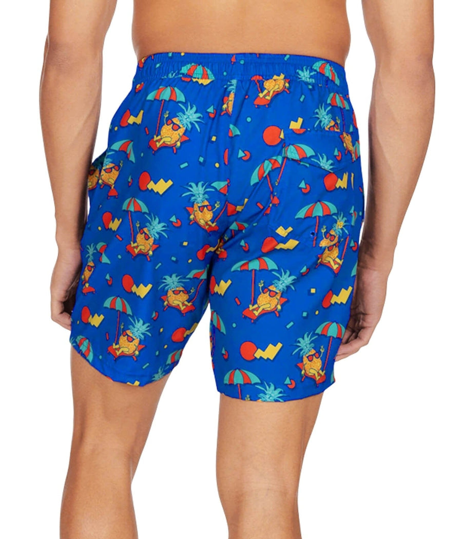 Poolside Pineapple Stretch Swim Trunks