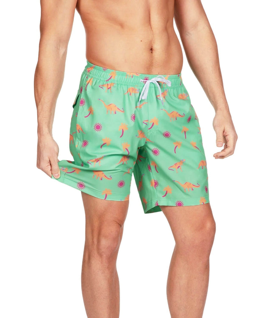 Dino Desert Stretch Swim Trunks