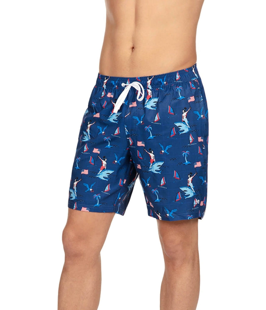 Fin Riding Founder Stretch Swim Trunks