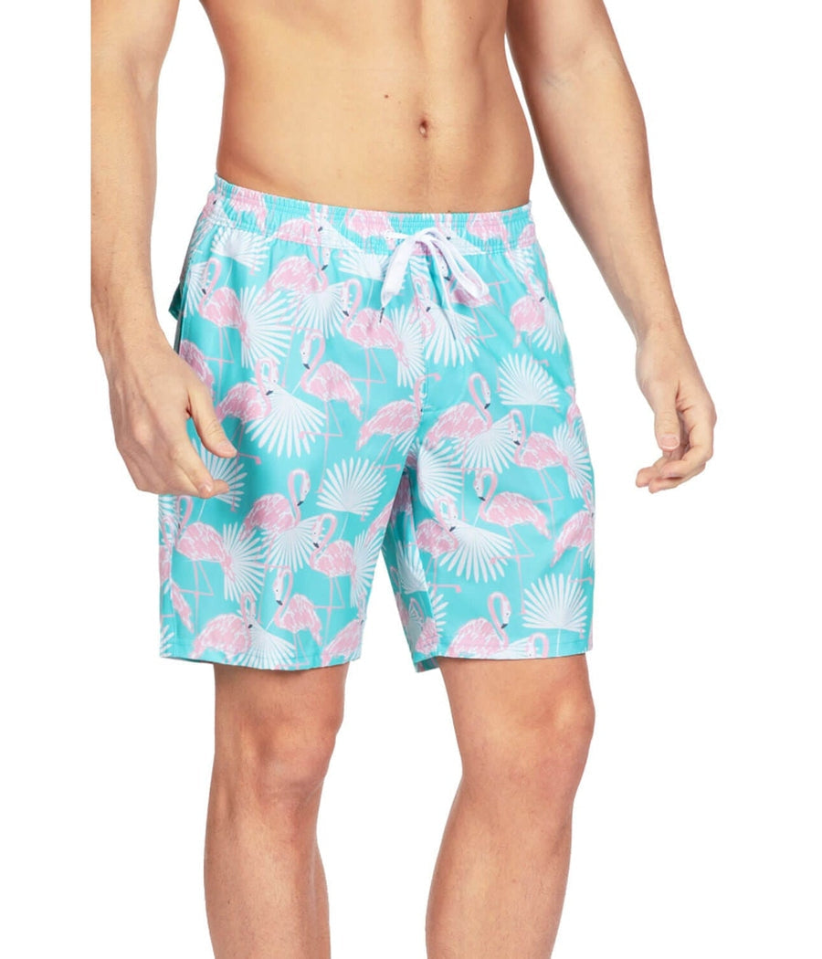 Flamingo Stretch Swim Trunks