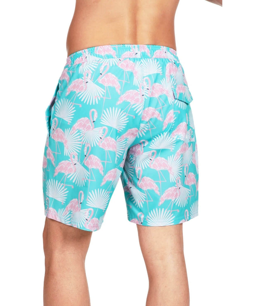 Flamingo Stretch Swim Trunks