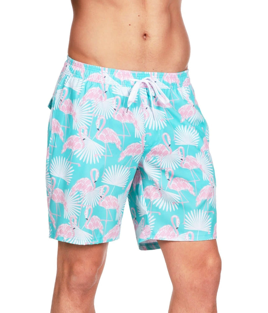 Flamingo Stretch Swim Trunks