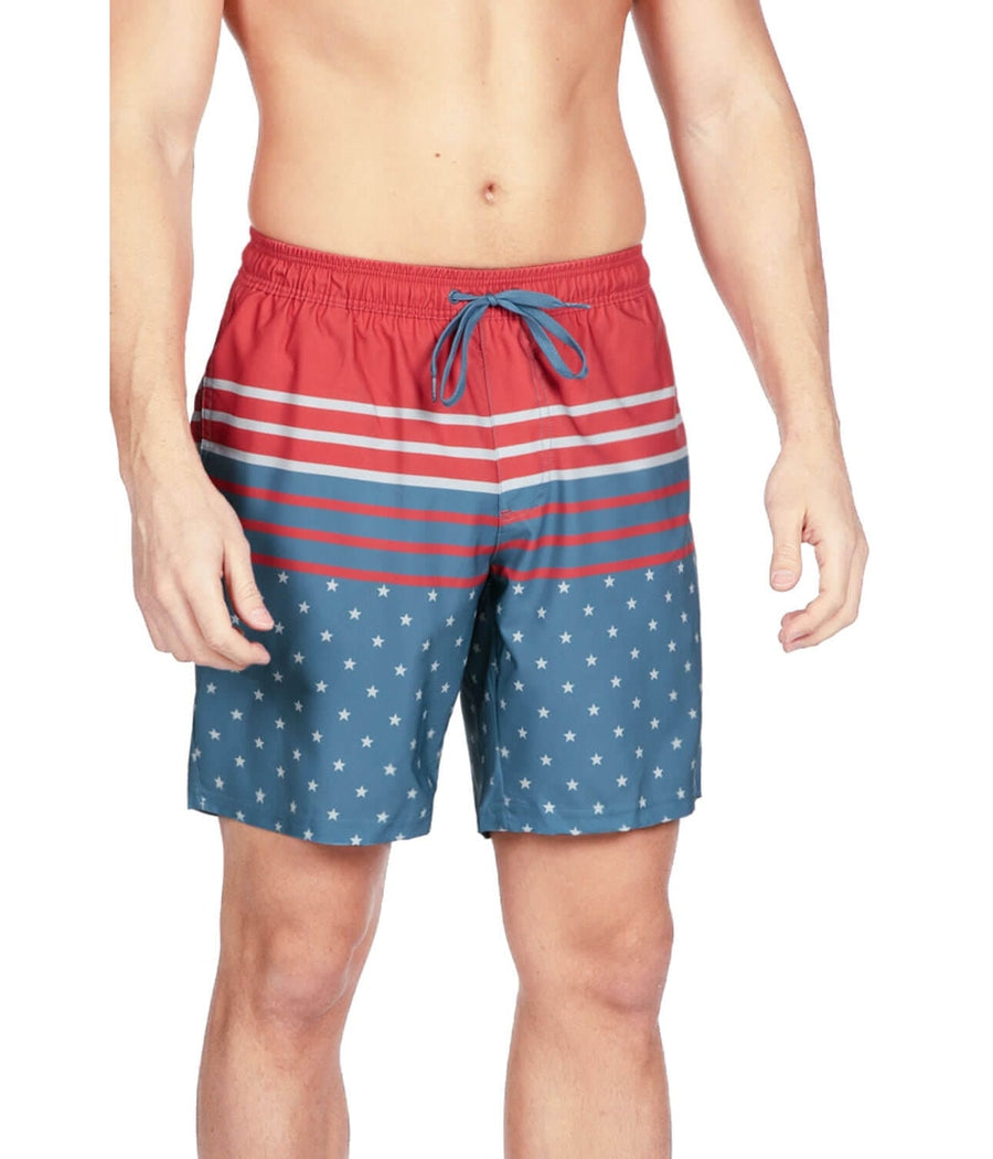 Freedom's Calling Stretch Swim Trunks