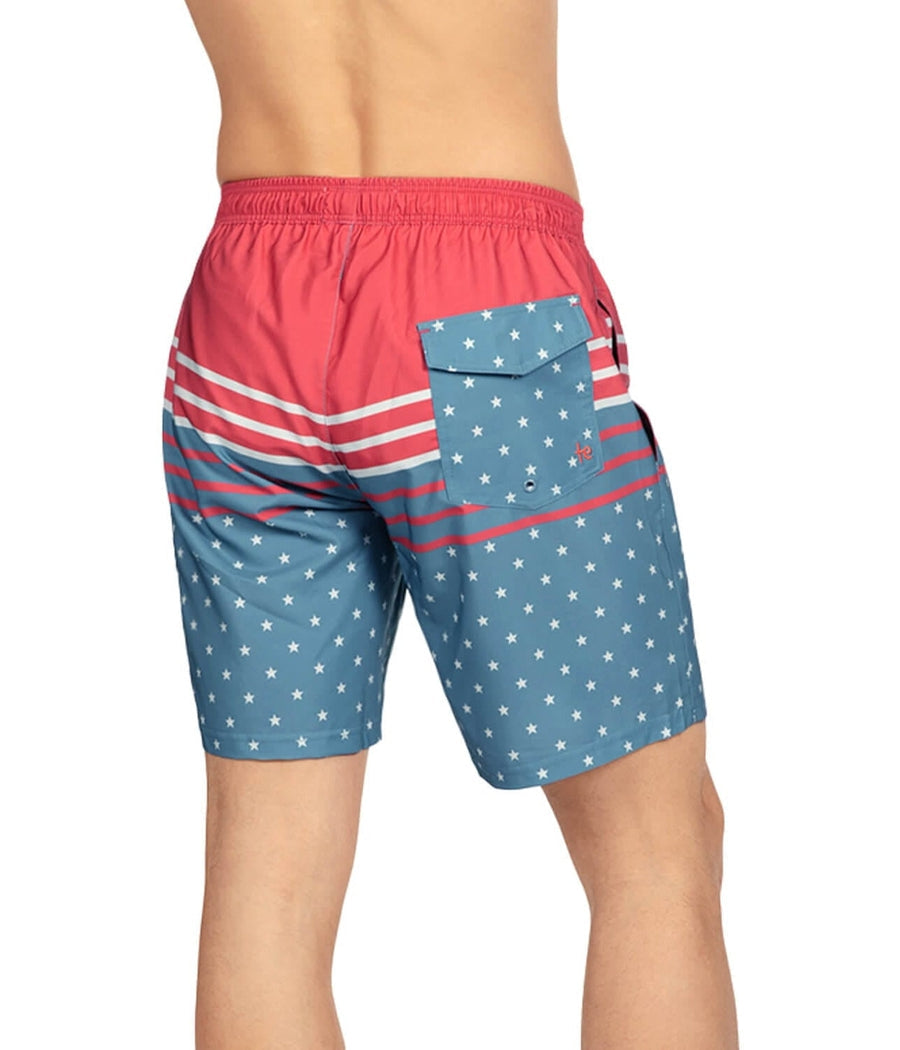 Freedom's Calling Stretch Swim Trunks