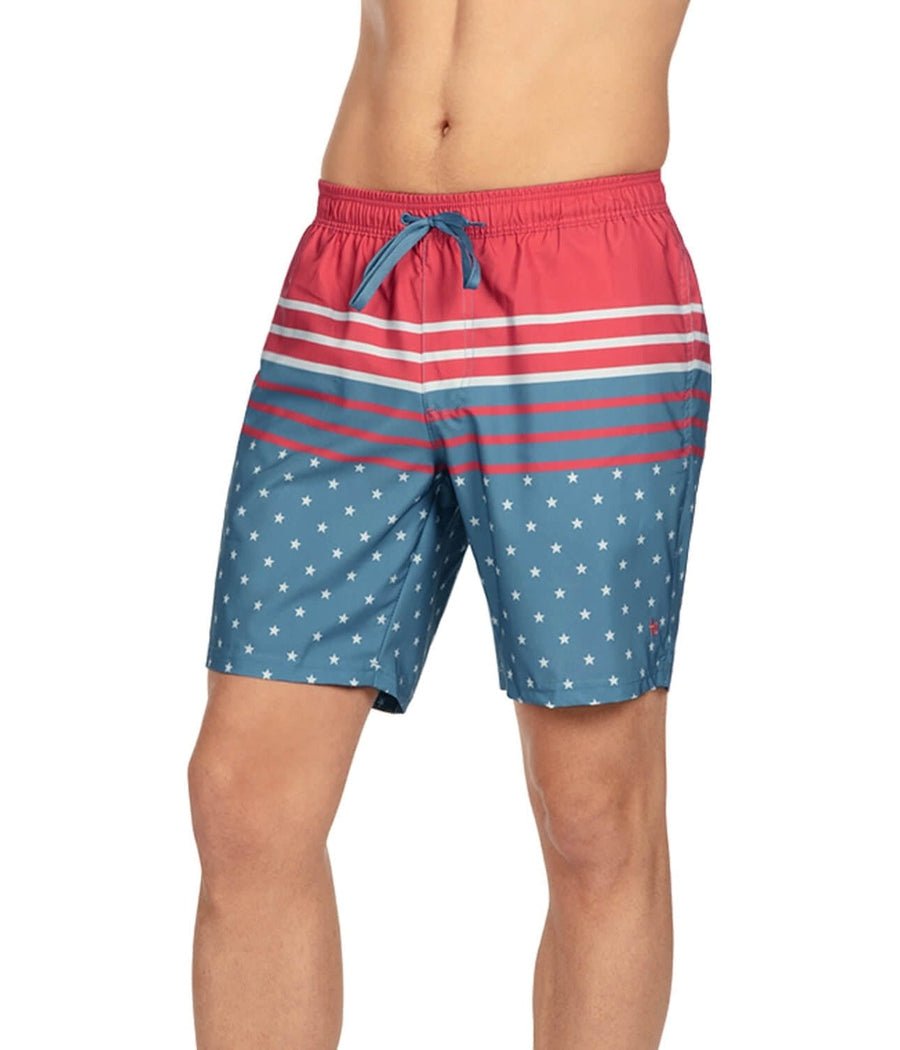 Freedom's Calling Stretch Swim Trunks