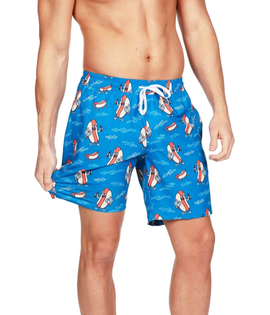 Hot Dog Diver Stretch Swim Trunks