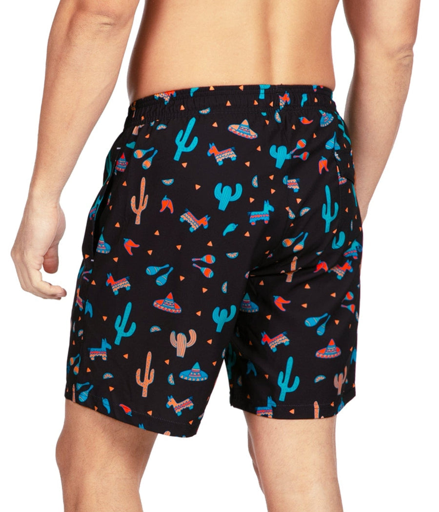 Midnight Fiesta Stretch Swim Trunks