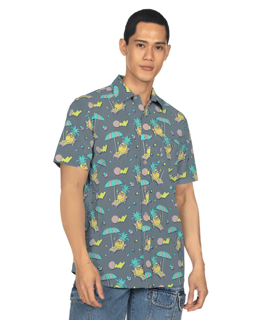 Men's Peace Out Pineapple Hawaiian Shirt