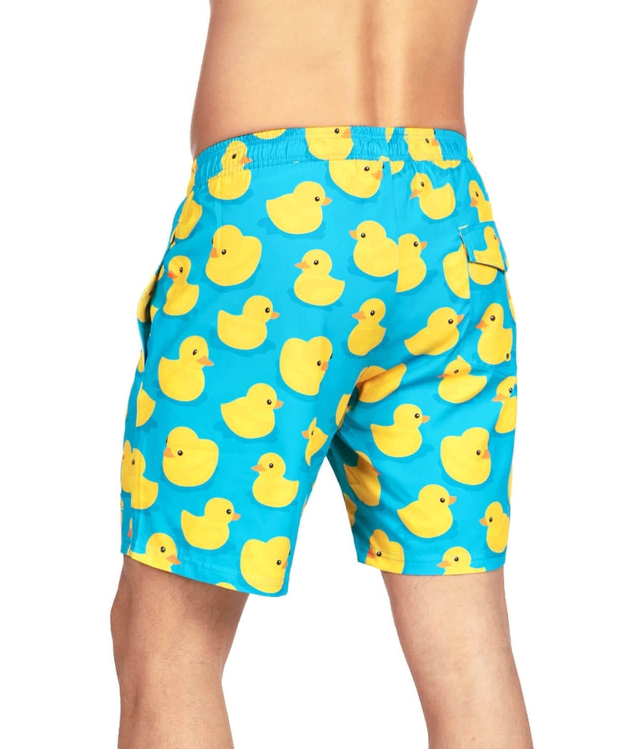 Rubber Ducky Stretch Swim Trunks