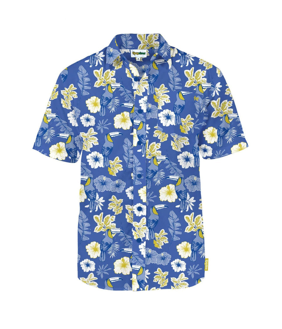 Men's Blue Botanics Hawaiian Shirt