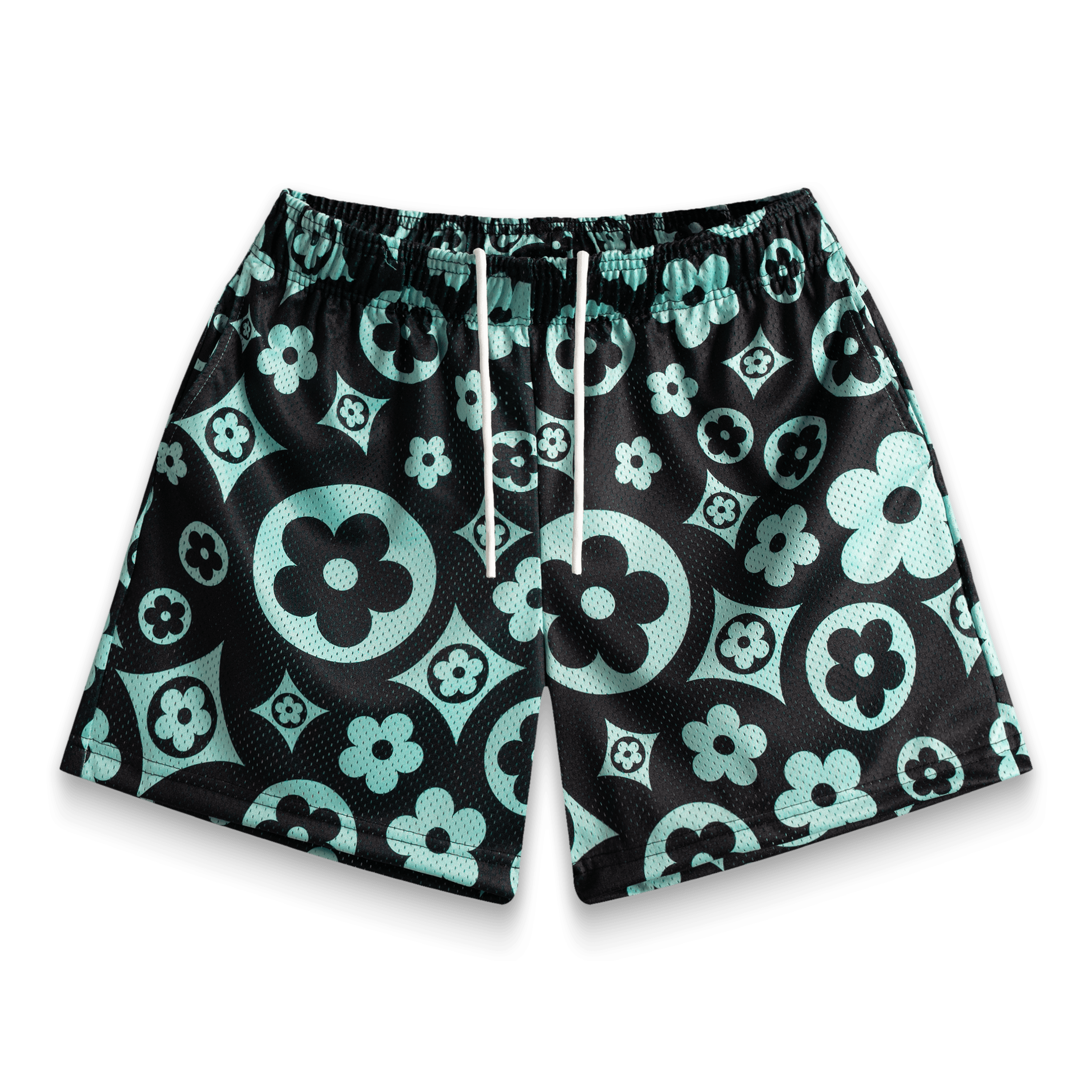 Menthol Flower Shorts - BYNXMenthol Flower Shorts