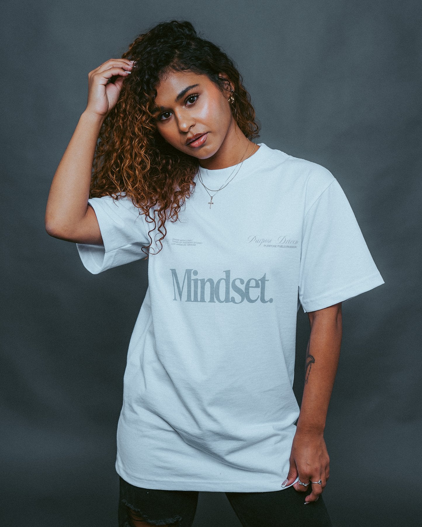 Mindset White Tee