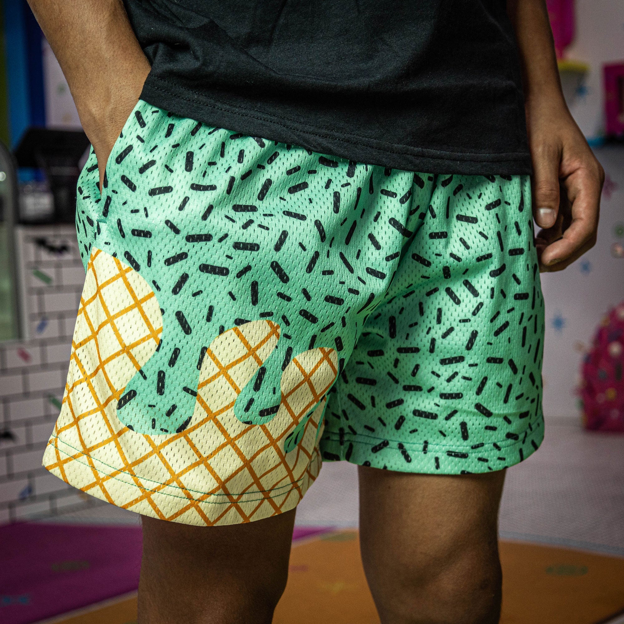 Ice Cream Youth Shorts - Mint