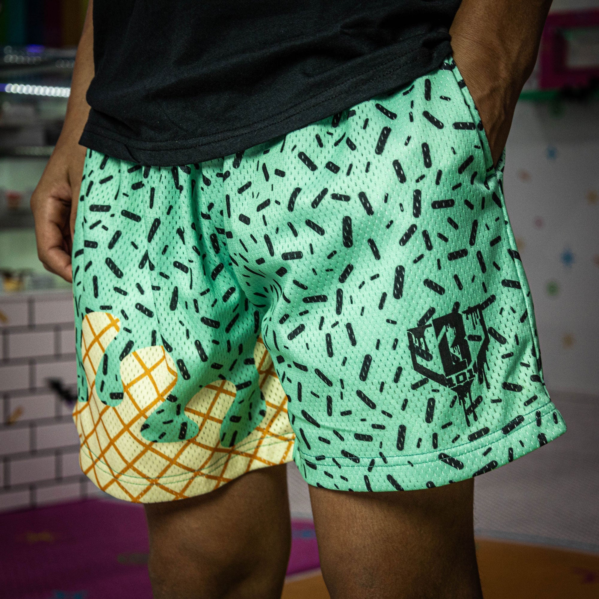 Ice Cream Youth Shorts - Mint