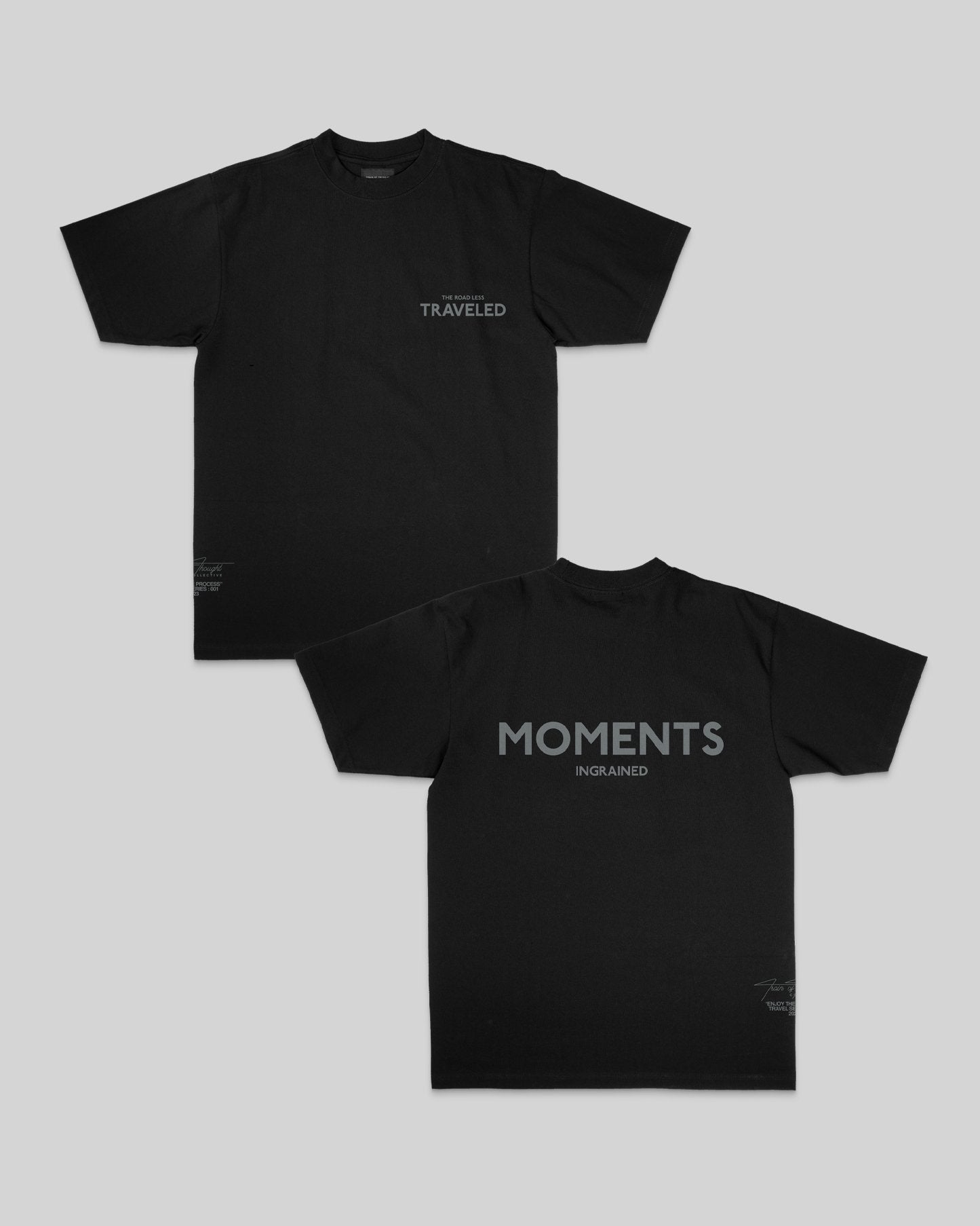 Moments Ingrained Black Tee