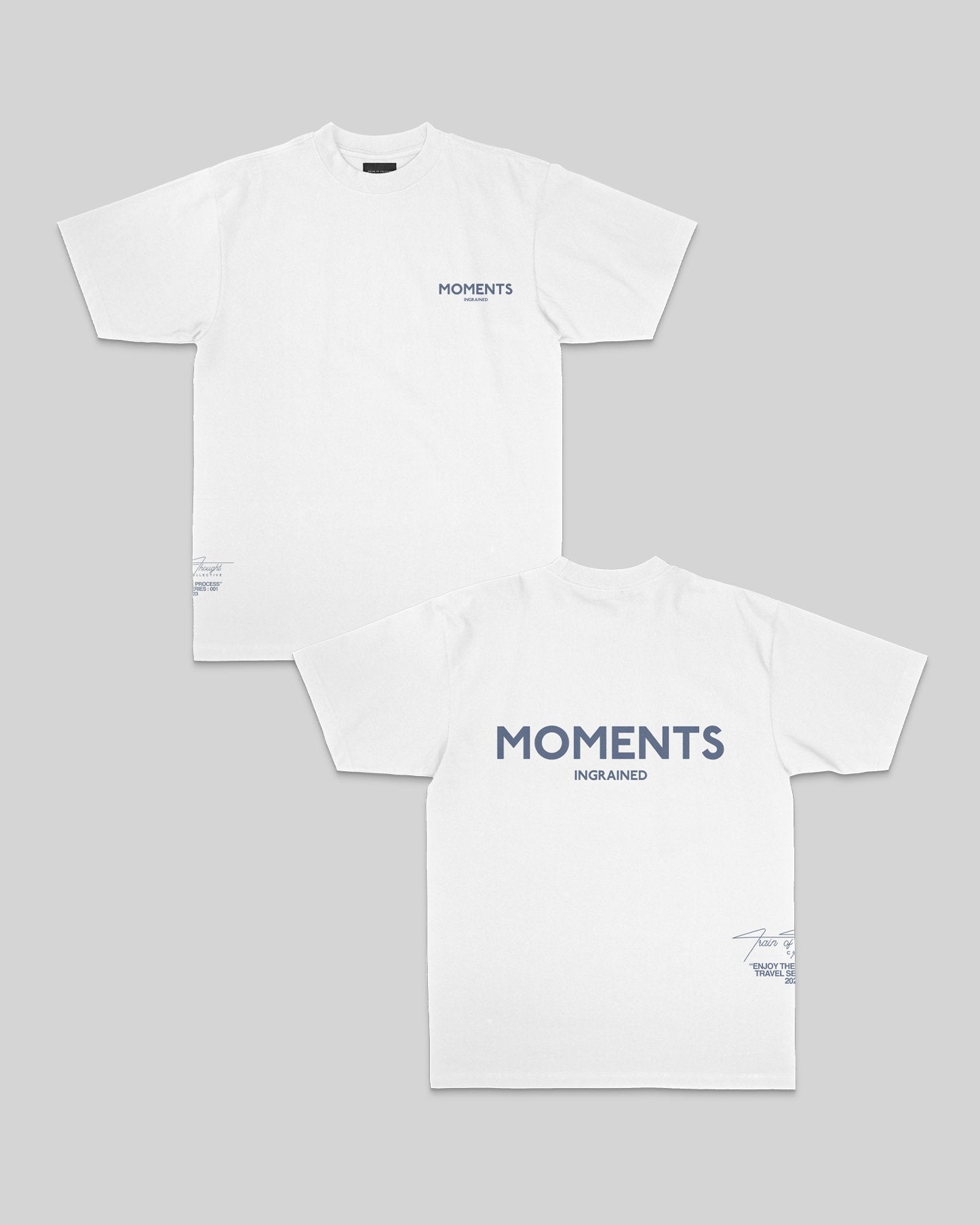 Moments Ingrained White Tee