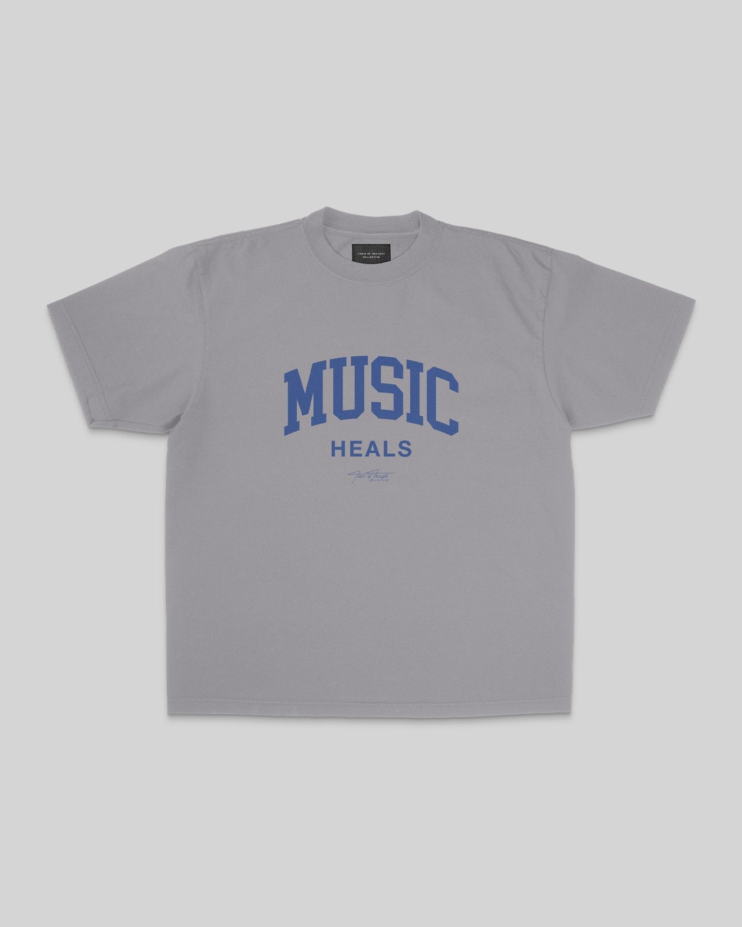 Music Heals Oversized Cement Tee