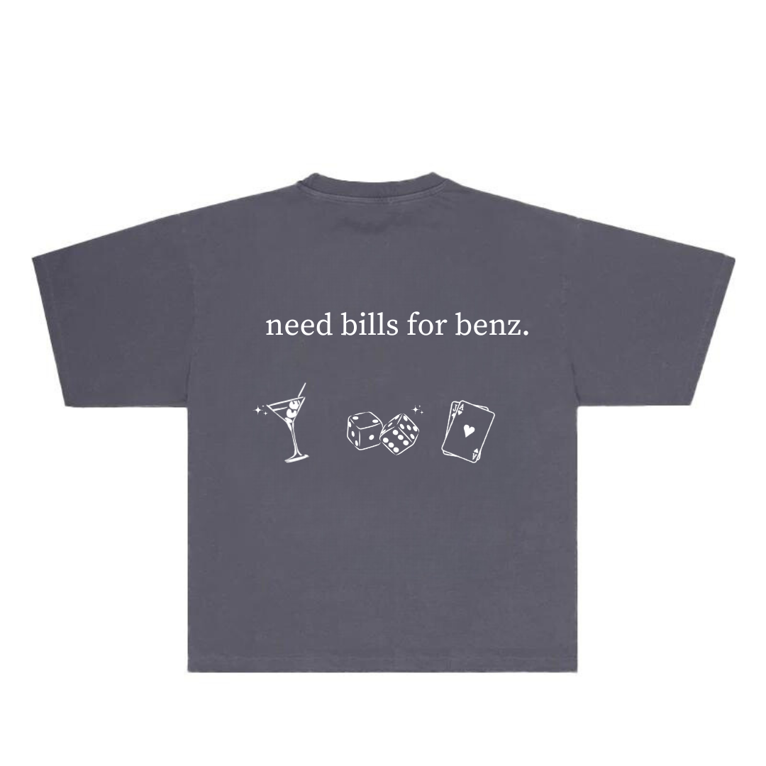 “Bills for Benz” Heavy Weight Graphic Tee