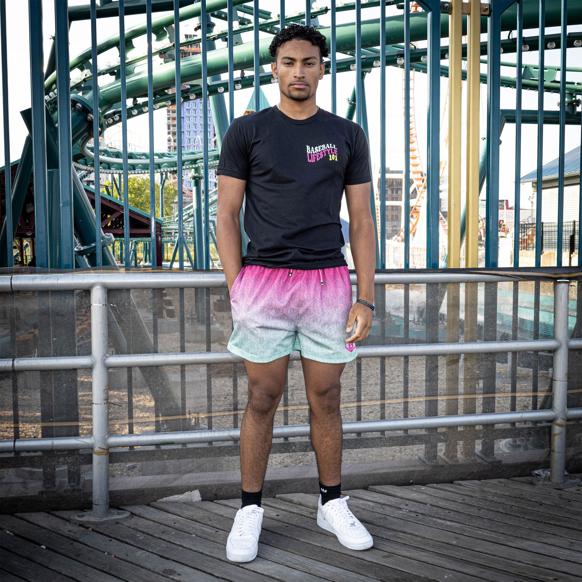 Gradient Shorts - Watermelon