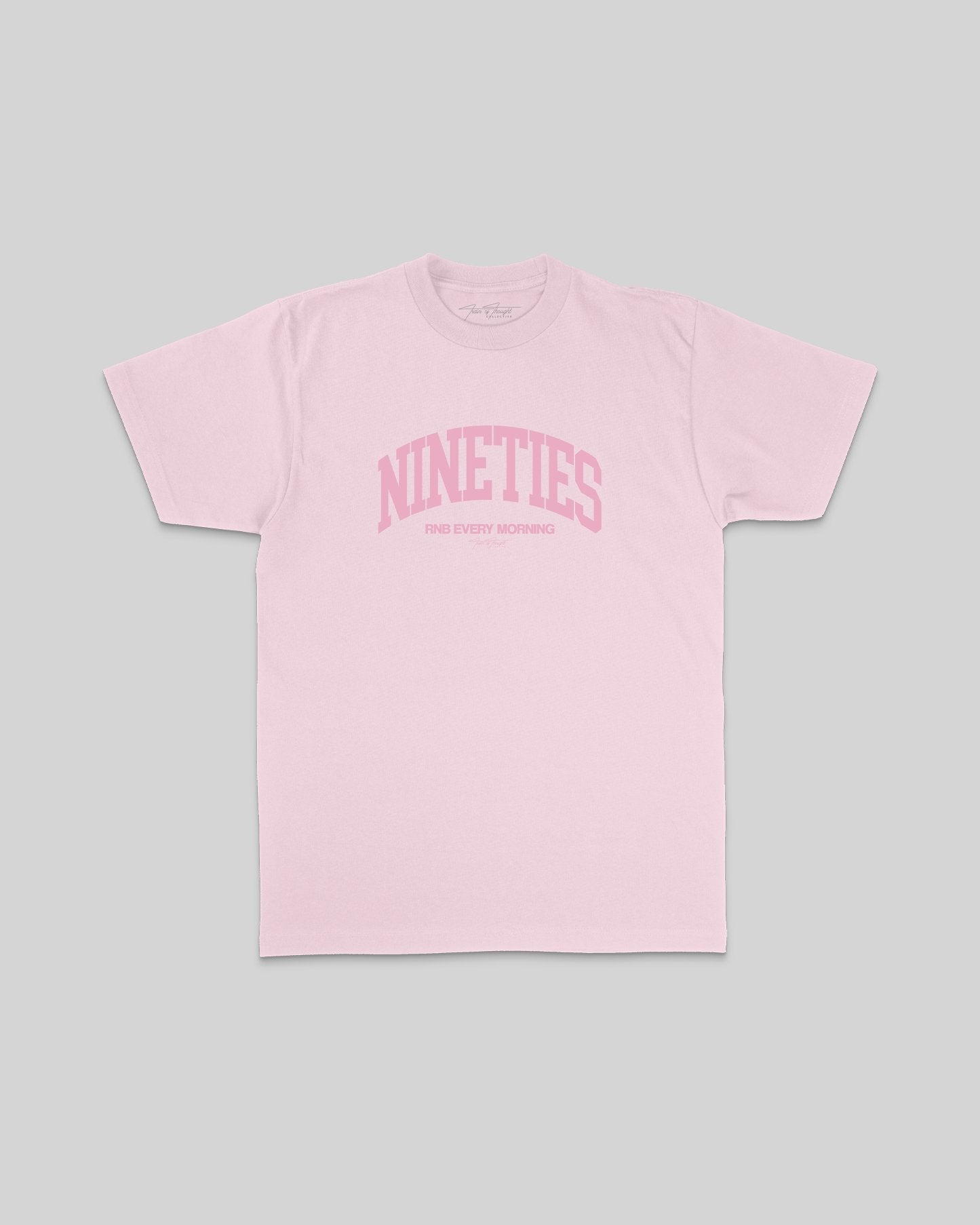 Nineties Rnb Every Morning Arch Pink Tee