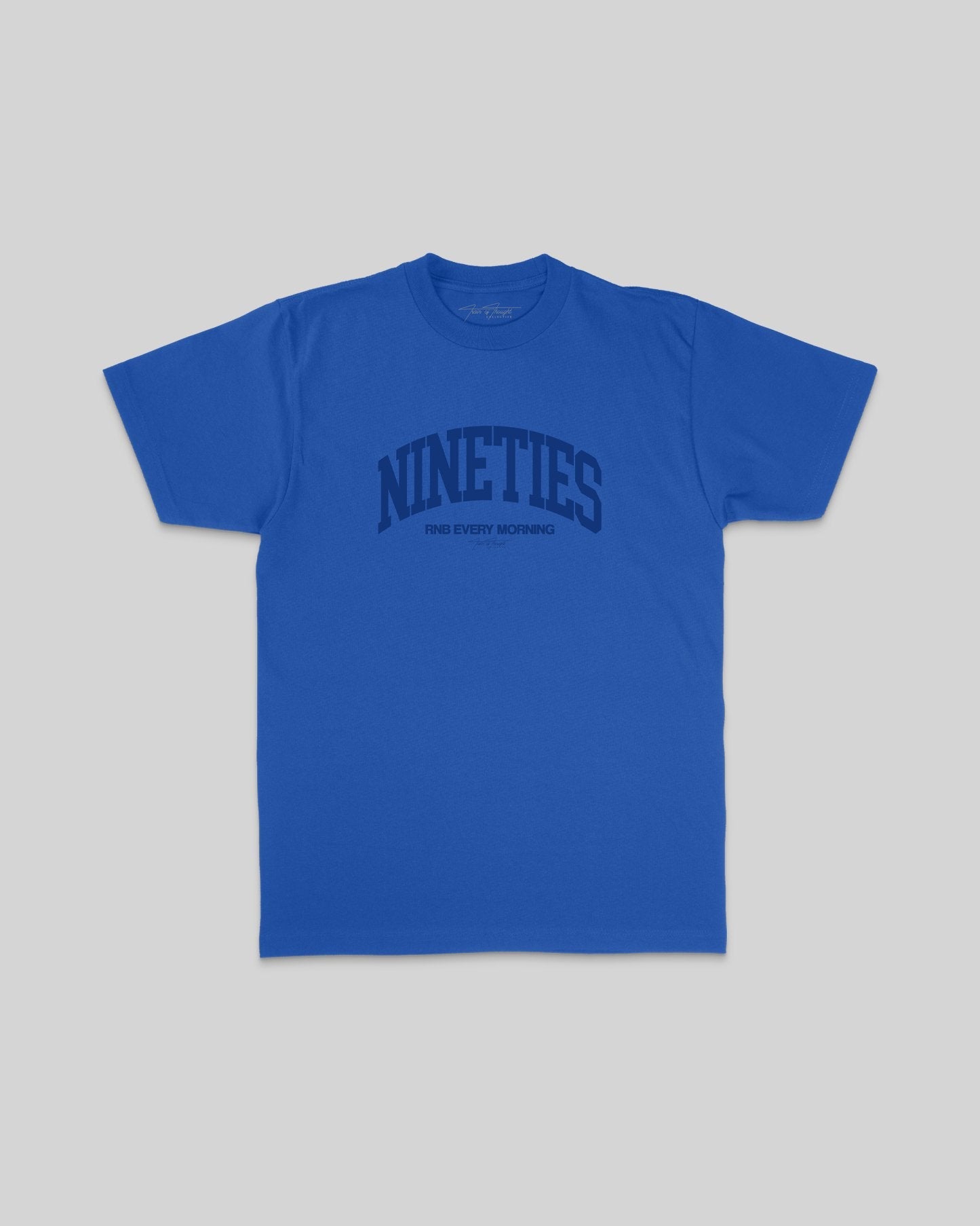 Nineties Rnb Every Morning Arch Royal Blue Tee