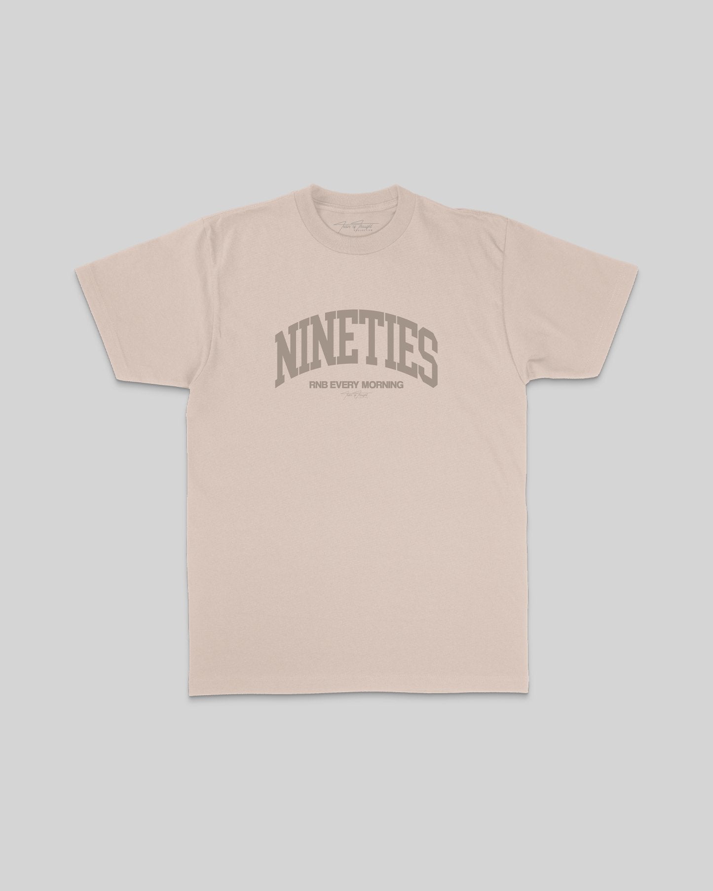 Nineties Rnb Every Morning Arch Sand Tee