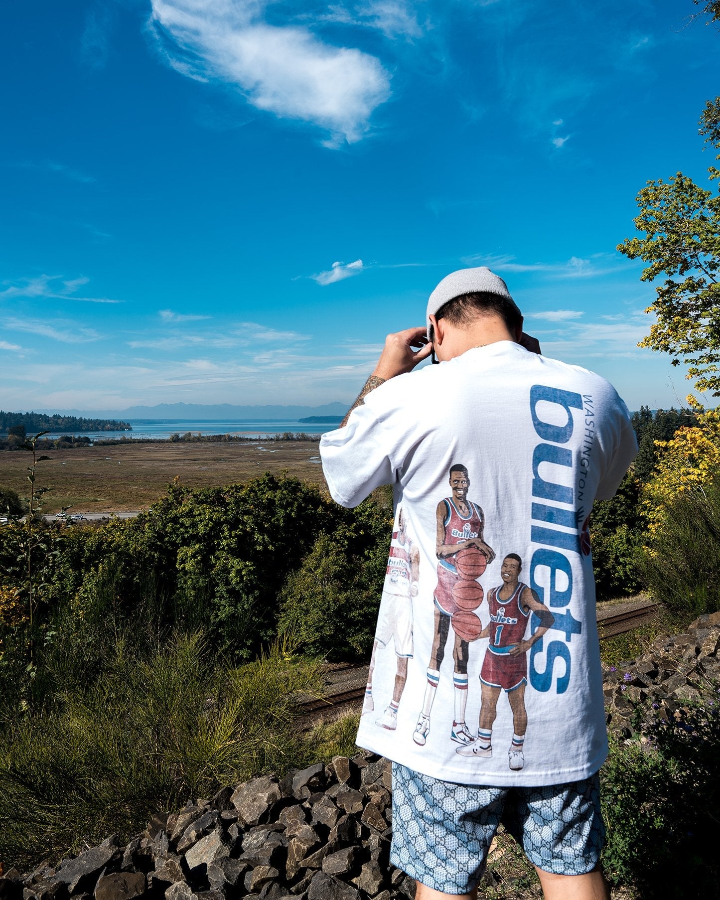 No More Bullets White Tee