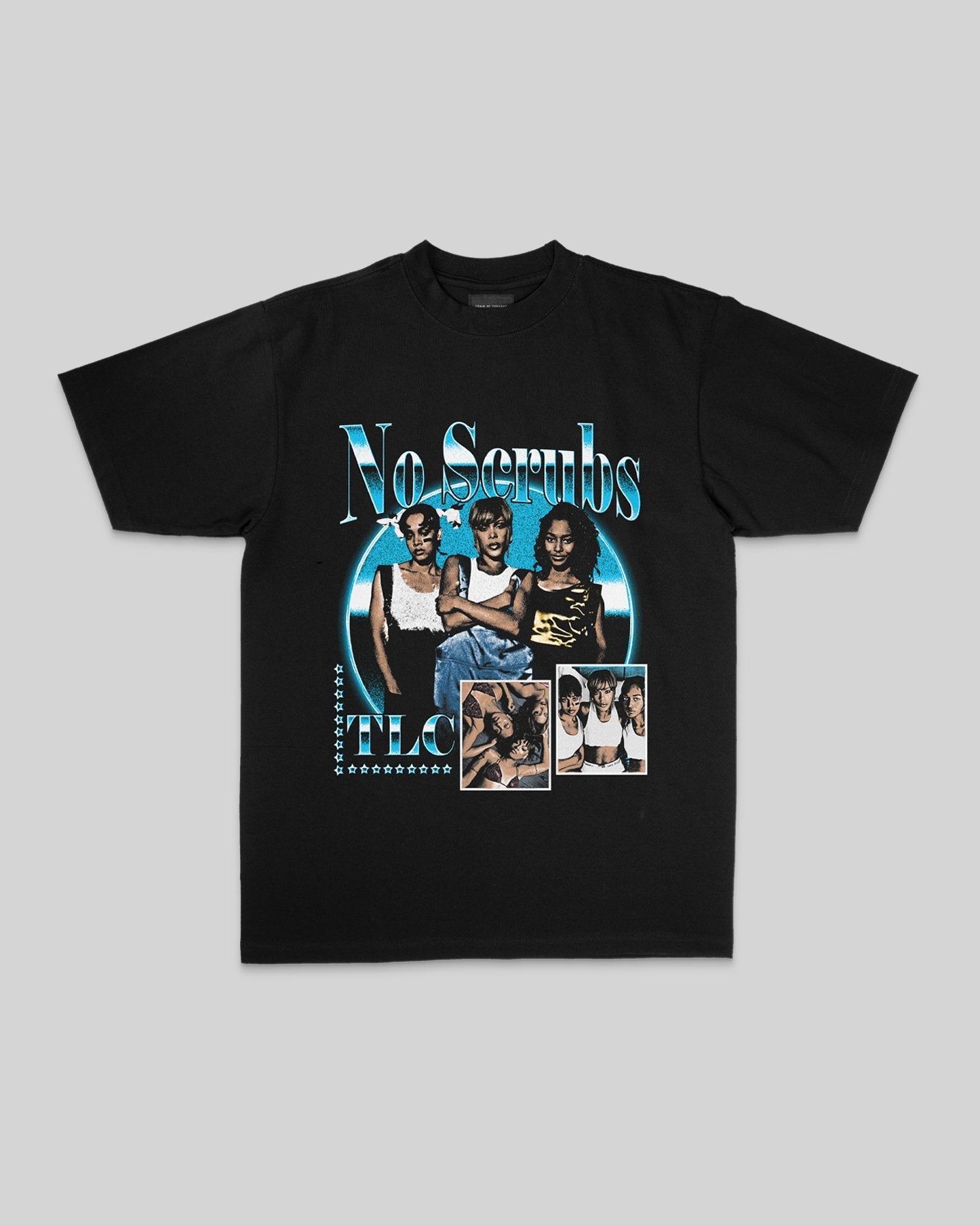 No Scrubs Black Tee