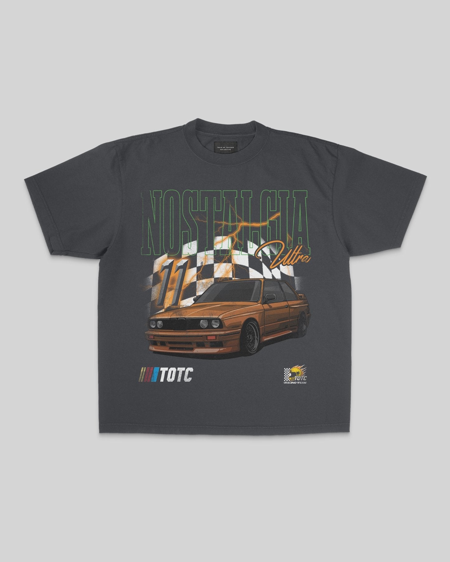 Nostalgia Ultra Racing Garment Dyed Oversized Shadow Tee