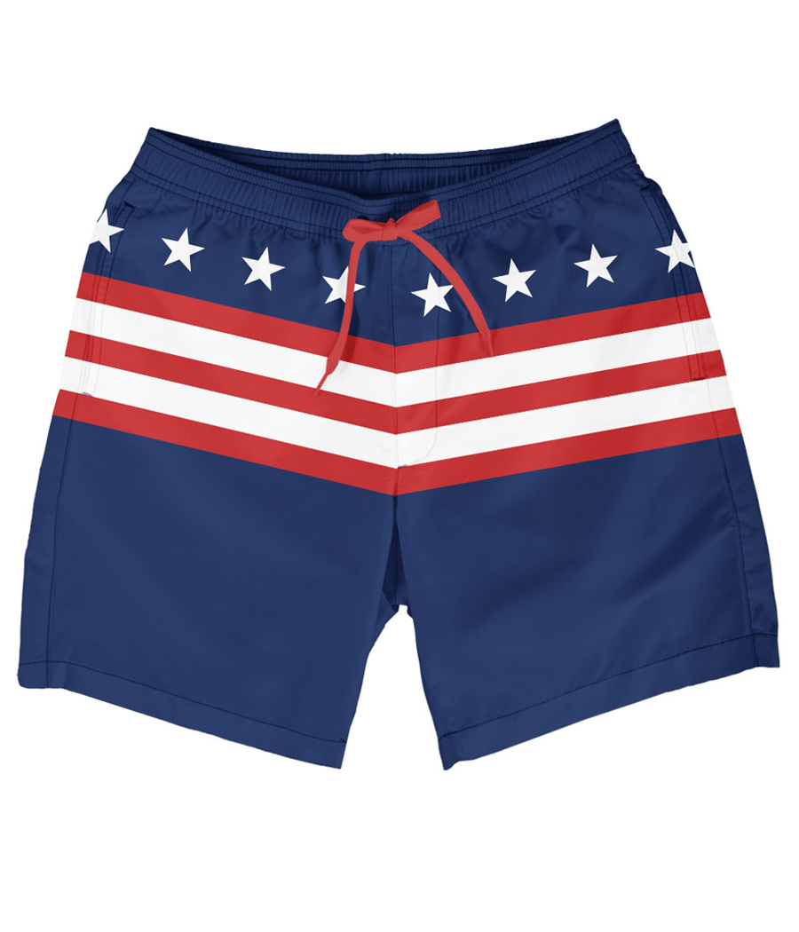 Old Glory Stretch Swim Trunks