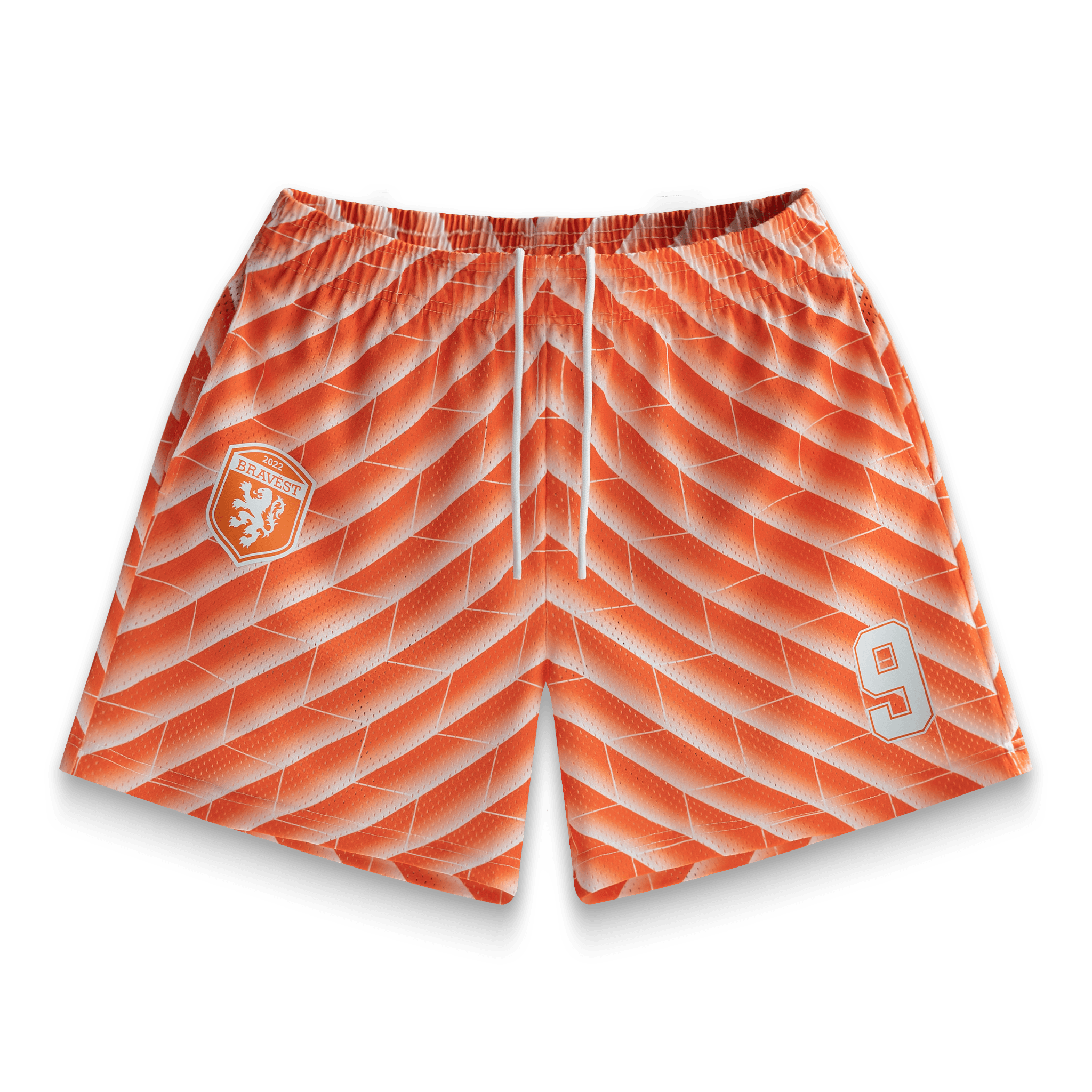 Orange Soccer Shorts - BYNXOrange Soccer Shorts