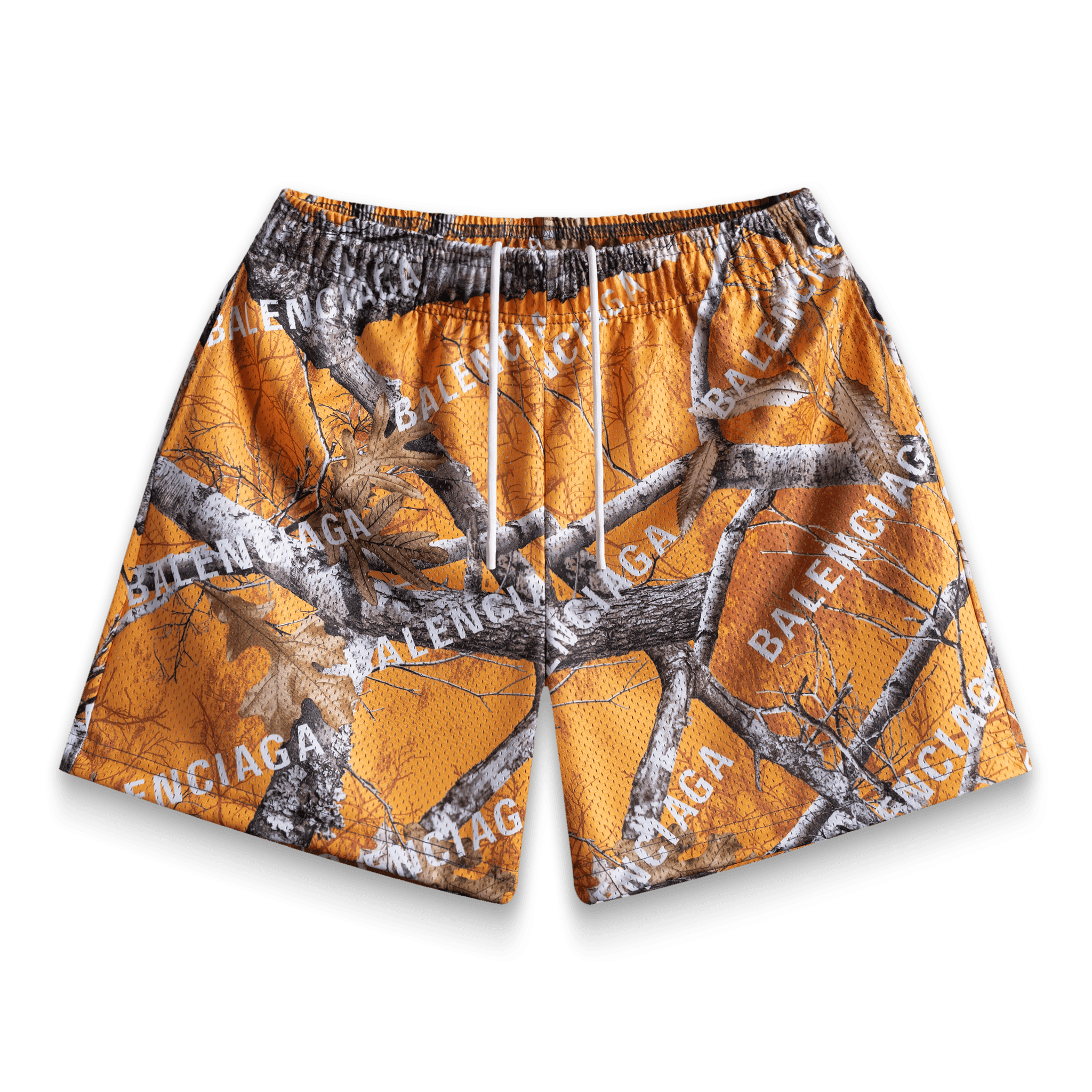 Orange Wildlife Shorts - BYNXOrange Wildlife Shorts